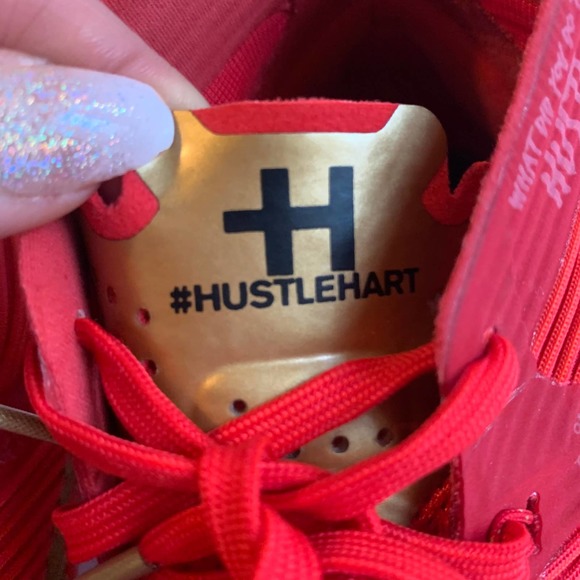 Nike Free Train Instinct Kevin Hart Hustle Red Gold White US Womens 8 Mens 6.5 - Picture 5 of 12